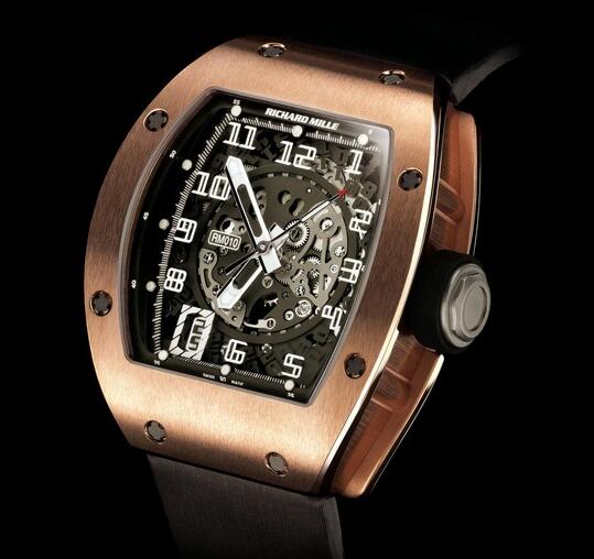 Replica Richard Mille RM 010 Rose Gold Automatic Winding Watch